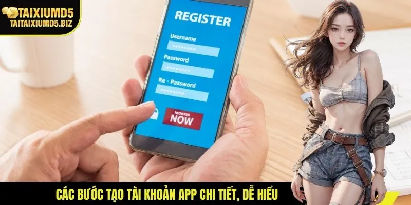 Các bước tạo tài khoản app chi tiết, dễ hiểu