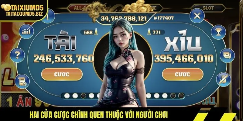 Hai cửa cược chính quen thuộc với người chơi