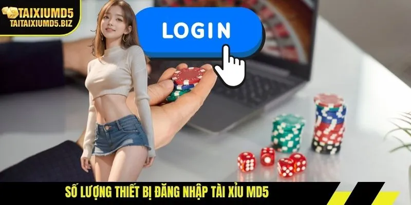 Số lượng thiết bị đăng nhập Tài Xỉu MD5